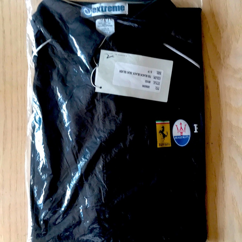 Brand new still in bag Ferrari Maserati Quebec short sleeve t-shirt .
